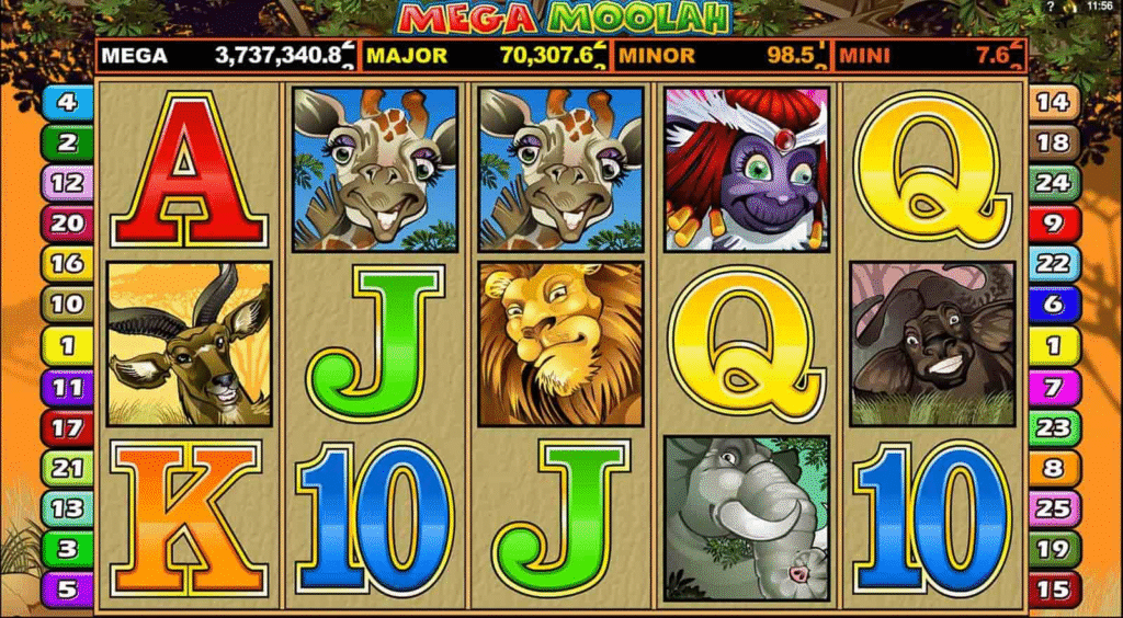 progressive jackpot slot game at credit card casinos